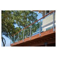 Prima Factory - Garde-corps en verre moderne sur mesure en acier inoxydable 304 316 pour balcon et escalier