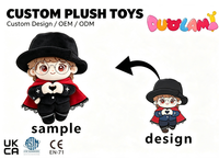 Peluche OEM de haute qualité en tissu doux pour enfants, idéale comme cadeau promotionnel d'entreprise