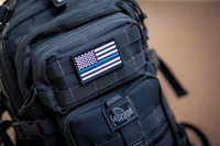Patch brodé thermocollant de haute qualité en stock, motif drapeau américain tendance