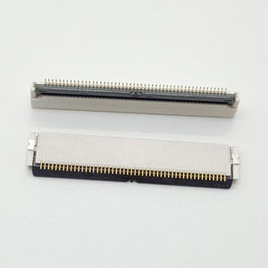 गुलाब सोना 0.5 मिमी स्ट फ्लिप लॉक डबल पंक्ति एफपीसी कनेक्टर 4-50 पी डिस्प्ले स्क्रीन महिला सॉकेट लचीला रिबन केबल कनेक्शन - Product Image 1