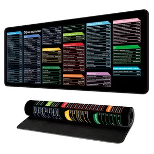 Russisches Mauspad für <span class=keywords><strong>Excel</strong></span>/<span class=keywords><strong>Word</strong></span>/<span class=keywords><strong>PowerPoint</strong></span>/Windows-Shortcuts Quadratisches Desktop-Pad für Büronutzung - Product Image 3