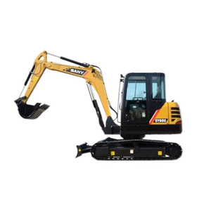 Gran oferta para excavadora sobre orugas Sany SY60C, buenas condiciones de trabajo con componentes centrales, bomba de Motor, engranaje de caja de cambios a la venta - Product Image 1