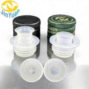 Tapa retráctil estándar de aluminio y plástico ROPP a <span class=keywords><strong>precio</strong></span> de fábrica, a prueba de fugas, con control de flujo y antimanipulación para <span class=keywords><strong>aceite</strong></span> de oliva y vinagre - Product Image 1