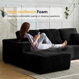 Funda de Sofá Moderna Minimalista Más Vendida (Relleno No Incluido) - Funda Extra Grande para Sofá Tipo Puff para Sala de Estar - Product Image 3