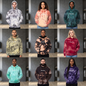Sweat-shirts à capuche tie-dye respirants 100 % coton pour femmes, en gros |   Collection personnalisée KhumBro - Product Image 5