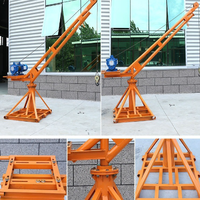 Mini grue de chantier pour usage domestique |   Palans électriques 220V/380V |   Capacité de 300 kg |   Hauteur de levage de 60 m |   Motorisé |   Ascenseurs