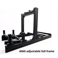 Châssis de simulateur de course en aluminium extrudé 4080 robuste pour roues à entraînement direct
