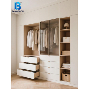 Armadi su Misura all'Ingrosso per Camera da Letto, Armadio Moderno in Legno con Set di Cassettiere e Guardaroba - Product Image 3