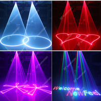 Laser RGB A3 10W IP65 avec contrôle par application pour spectacle laser de mariage et discothèque, idéal pour KTV et boîtes de nuit - Blanc Mariage