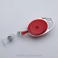 Porte-badge rétractable personnalisé avec logo imprimé UV, en ABS+PVC, porte-carte de visite et porte-clés, vente en gros