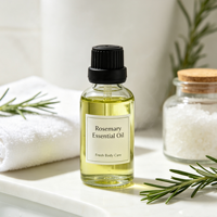 Minyak Esensial Rosemary Alami Murni Organik untuk Aromaterapi, Perawatan Rambut, Pijat Kulit, dan Diffuser