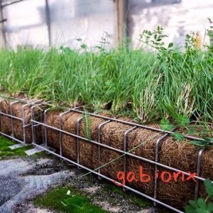 Galvanized Welded Gabion Box Wire <b>Mesh</b> Retaining Wall Riverbank Landscape Garden Decoration 100*20*20CM - Product Image 5