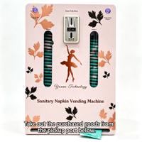 Distributeur mural de serviettes hygiéniques, distributeur automatique de serviettes hygiéniques pour toilettes, entièrement automatique et sans personnel