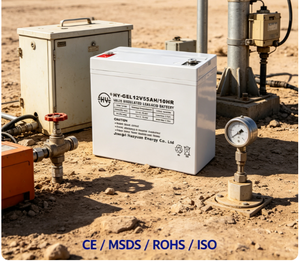 Batería de <span class=keywords><strong>Gel</strong></span> Sellada de Ciclo Profundo HY-12V55Ah de Alta Calidad y Bajo Costo para Máquina de Limpieza de Pisos Industrial - Product Image 5
