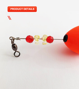 Kit de flotteurs cylindriques en mousse EVA <span class=keywords><strong>avec</strong></span> sonnette pour la pêche en bateau, haute résistance, or et orange - Product Image 6