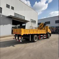 Grue hydraulique mobile sur camion, capacité de levage 5-50t, équipement de construction monté sur camion à flèche latérale (2-26m)