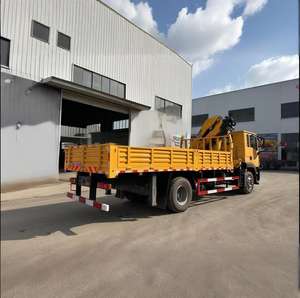 Camión grúa móvil portátil camión de remolque hidráulico con grúa 5/10/20/25/30/35/50t Gruas Camion grúa montada en camión con pluma lateral - Product Image 5