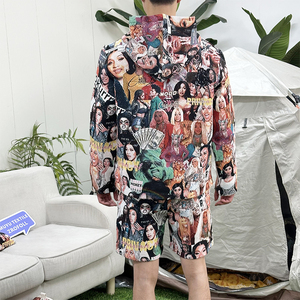 Tùy chỉnh rapper tấm thảm quần áo bán buôn người nổi tiếng Thiết kế tấm thảm Hoodies - Product Image 2