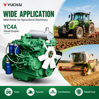 Mesin Diesel SCDC Yuchai YC4A80-T20 57W 2300rpm 4.837L Turbocharged untuk Traktor, Mesin Panen, dan Mesin Pertanian