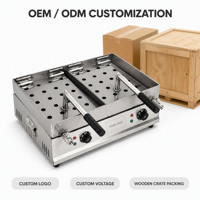 Four à poulet électrique double presse de qualité supérieure sur mesure pour équipement de restaurant professionnel et commercial