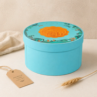 Boîte d'emballage de luxe pour gâteaux de lune circulaires, personnalisable avec logo imprimé, boîte cadeau multicouche pour desserts, biscuits et aliments