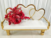 Chaise de mariage pour couple, design circulaire, décoration de canapé, chaise de trône pour mariage, chaise pour événement de mariage