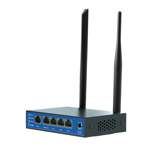 BSSY)PUSR Band Dual SIM Industrial LTE Cat4 Cellular Router With 5 Ethernet Ports WAN Rich VPN Repeater USR-G805S