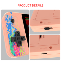 Console de Jeu Portable G3 800 pour Garçons, Cadeau 2024, avec Écran HD 3,5 Pouces, Lecteur Unique, Machines d'Arcade FC PSP pour Utilisation sur Téléviseur