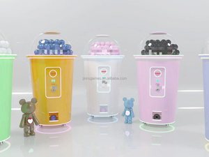 Machine distributrice automatique de capsules de <span class=keywords><strong>thé</strong></span> à bulles pour centre commercial, avec <span class=keywords><strong>jeu</strong></span> d'œufs surprise personnalisé - Product Image 4