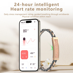 Bracelet intelligent S2 pour dames Bracelet intelligent multifonctionnel pour le contrôle de l'oxygène sanguin et de la fréquence cardiaque IP67 - Product Image 2