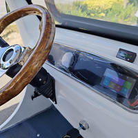 Voiture électrique classique personnalisable pour les visites touristiques en ville, vitesse maximale de 35 km/h, système moteur homologué CE