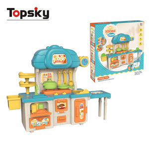 <strong>Fun</strong> Plastic DIY Play House <strong>Kitchen</strong> Toys for Kids Children's Pretend Play &amp; Early Educational Cooking with Rich Accessories - Product Image 2