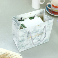Mini-boîtes créatives en marbre gris pour dragées de mariage, emballages en papier tendance pour fêtes, baby showers, chocolats - pour usage alimentaire