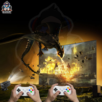 Console de jeu TV portable YUXU HCS350 Pro+ avec 8 Go de mémoire intégrée, 30000 jeux, système Android 16, WiFi 6, prise en charge multijoueur, carte TF