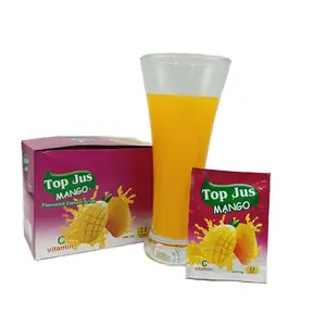 10g por 2 litros Refresco en polvo instantáneo con sabor a mango