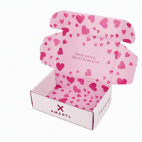 Boîtes en carton personnalisées pour vêtements avec bande déchirable et fermeture éclair, boîtes d'expédition pour emballage de vêtements, boîtes personnalisées avec logo