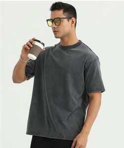 เสื้อยืดคอตตอนวินเทจเนื้อหนัก 280 กรัม แขนสั้น ทรงคอกลม ซักแล้ว ไม่มีลาย คุณภาพสูง ขายส่ง รับสั่งทำเสื้อยืด - Product Image 3