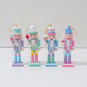 Wholesale12cm Wooden Nutcracker Puppet Soldiers Display Etiquette Home <b>Christmas</b> Gifts Decorations USA Mairun Model YY-216-yklo - Product Image 3