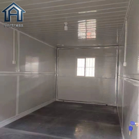 Maison conteneur pliable résistante aux intempéries, cabine modulaire en acier robuste pour la vie en extérieur par tous les temps, le travail et l'hébergement