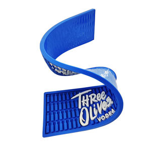 แผ่นรองแก้วซิลิโคนพิมพ์โลโก้ตามสั่ง กันลื่น กันน้ำ ทนความร้อน สำหรับบริการบาร์ โปรโมทแบรนด์ และขายส่ง - Product Image 3