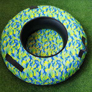 Donut de <span class=keywords><strong>glisse</strong></span> pour ski sec, avec pneu, tube, traîneau, pour l'extérieur, arc-en-ciel - Product Image 5