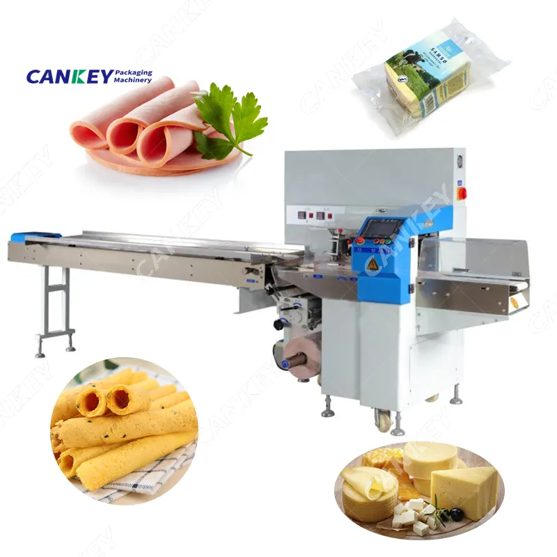 Automatic Ham Sausage Egg Roll Packaging Sliced Mozzarella Cheese Packing Machine