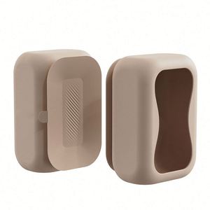 Fashionable Open-Closure Silicone <b>Tissue</b> Box Holder Cosmetic Bags Cases for Home Office Bathroom Car Candy Pattern Napkin <b>Paper</b> - Product Image 6