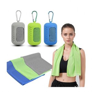 Écharpe de sport à séchage rapide, foulard d'extérieur, serviette rafraîchissante en microfibre pour le voyage - Product Image 1