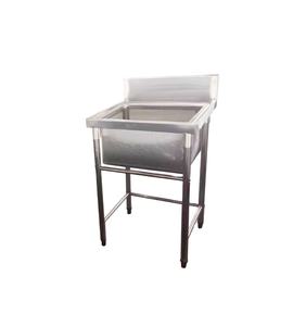 VICTORY Évier de cuisine à une cuvette en acier inoxydable Équipement de restauration pour hôtels et restaurants - Product Image 1