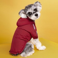 Manteau et veste pour chien en PU de luxe, chaud, imperméable, coupe-vent, en polaire, avec sangle réglable