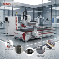 Mesin Router CNC ATC Presisi 1325 dengan Kontrol Syntec dan Vakum untuk Pengukiran Kayu dan PVC
