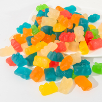 Fabricants chinois de bonbons OEM/ODM – Oursons gélifiés fruités multicolores, saveurs variées, doux, à mâcher, emballage en sachet, motif dessin animé