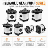 Pompe à engrenages hydraulique JinDing CBX-F400SS 200-250 bars 6000 tr/min, garantie 1 an, performance stable, pour benne basculante