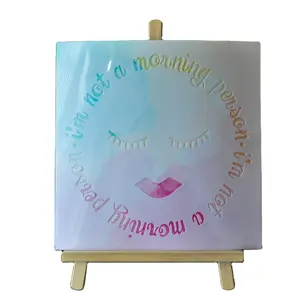 <span class=keywords><strong>Pochoir</strong></span> de <span class=keywords><strong>peinture</strong></span> en plastique de 12 pouces <span class=keywords><strong>pour</strong></span> sacs en <span class=keywords><strong>toile</strong></span> textile d'oreiller - Product Image 1
